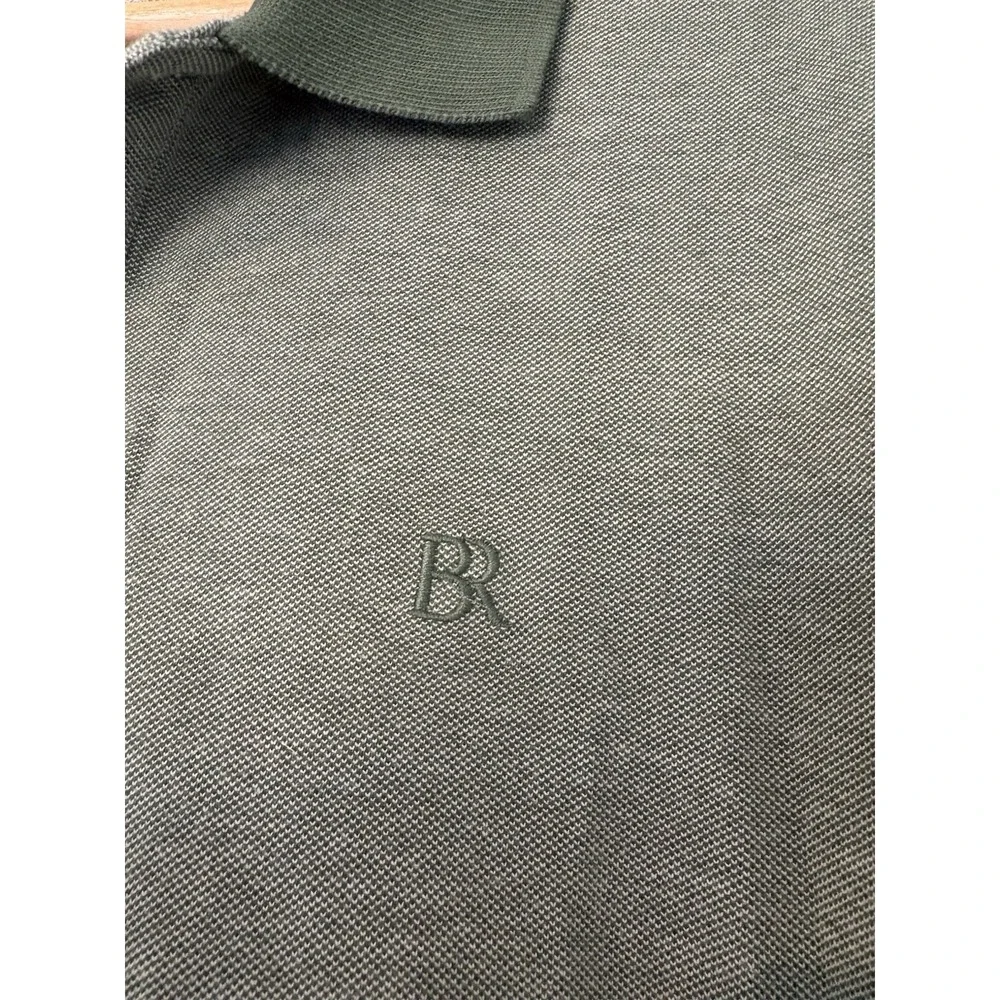 Banana Republic Men's Golf Polo Shirt Green 100% Organic Cotton Size Large NWOT